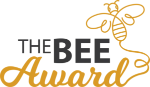 The bee award logo