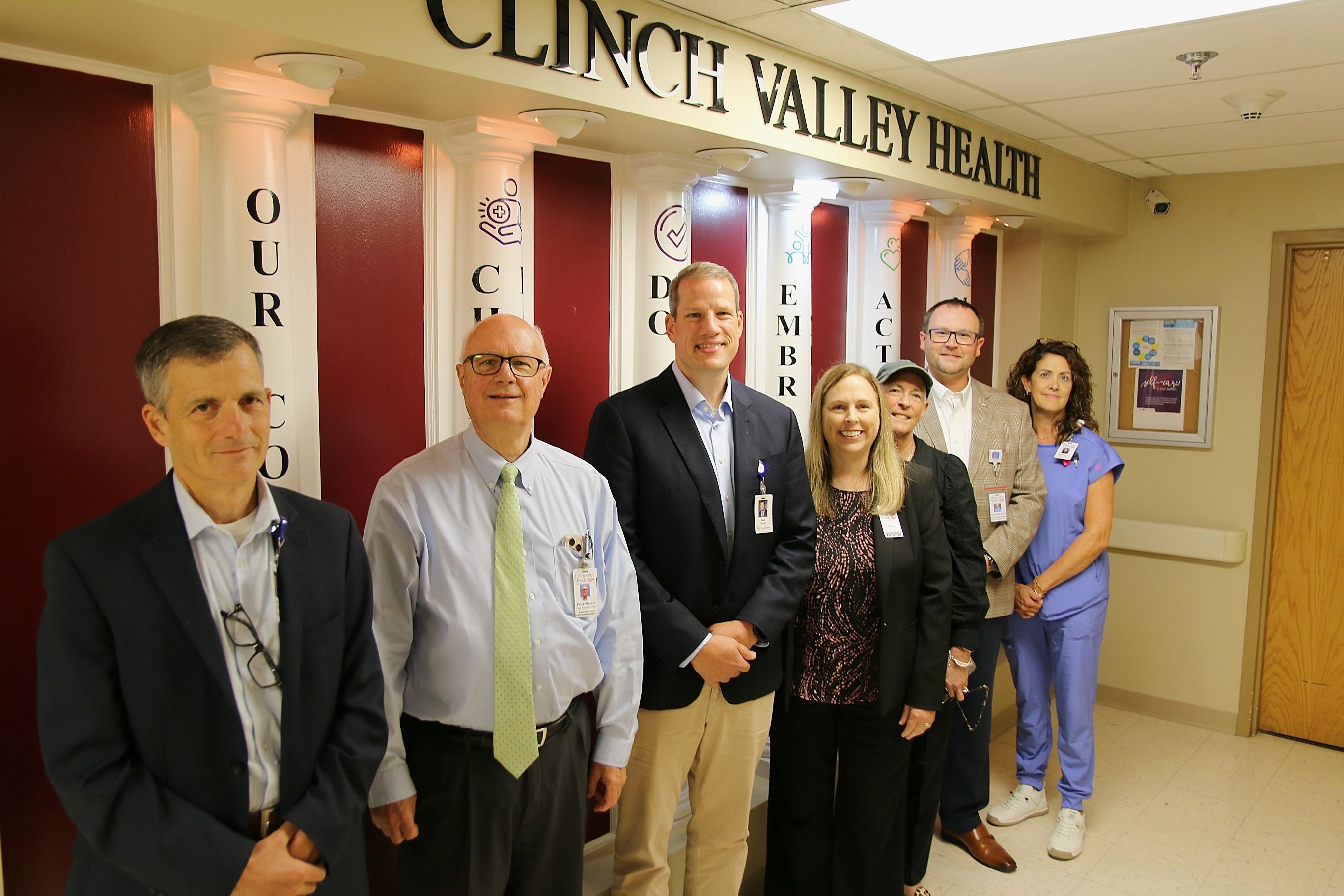 Lifepoint Division II Leadership Visits Clinch Valley Medical Center