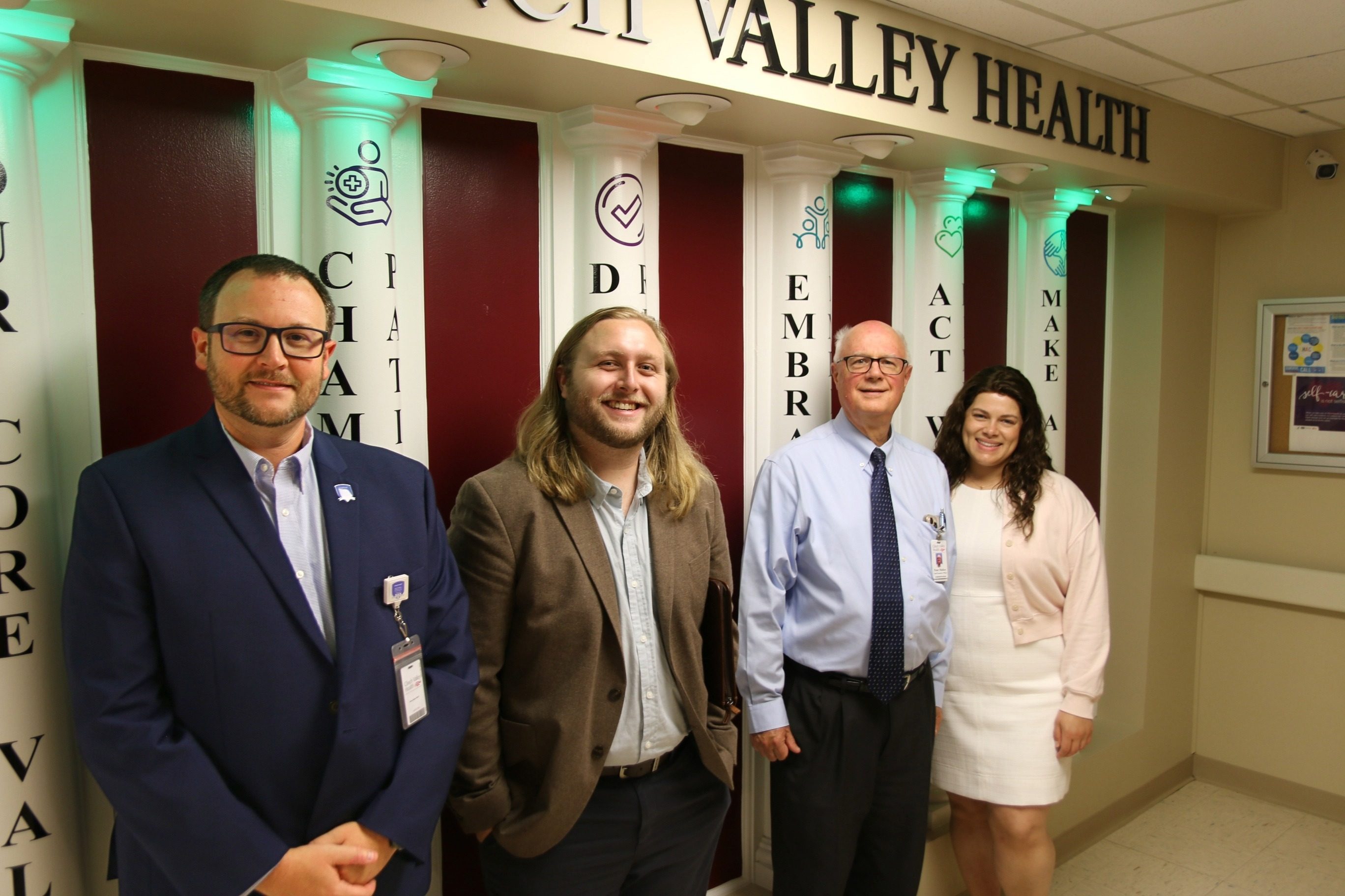 Members of Senator Kaine's team visits Clinch Valley Medical Center
